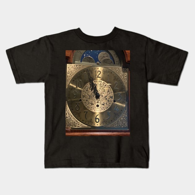 Clock Face Kids T-Shirt by DarkAngel1200